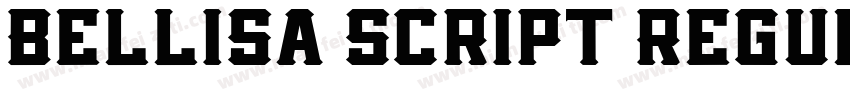 Bellisa Script Regul字体转换